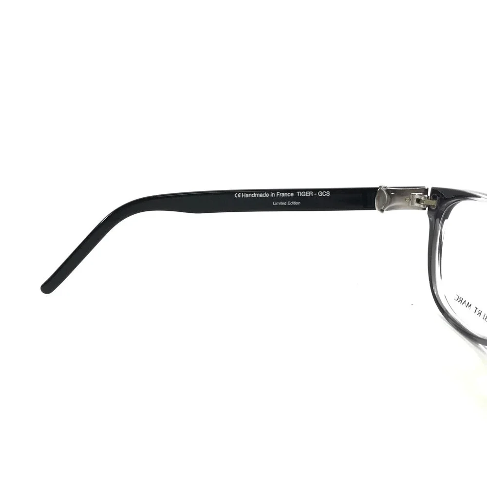 Robert Marc Eyeglasses Frames TIGER-GCS Black Grey Square Full Rim 48-20-135